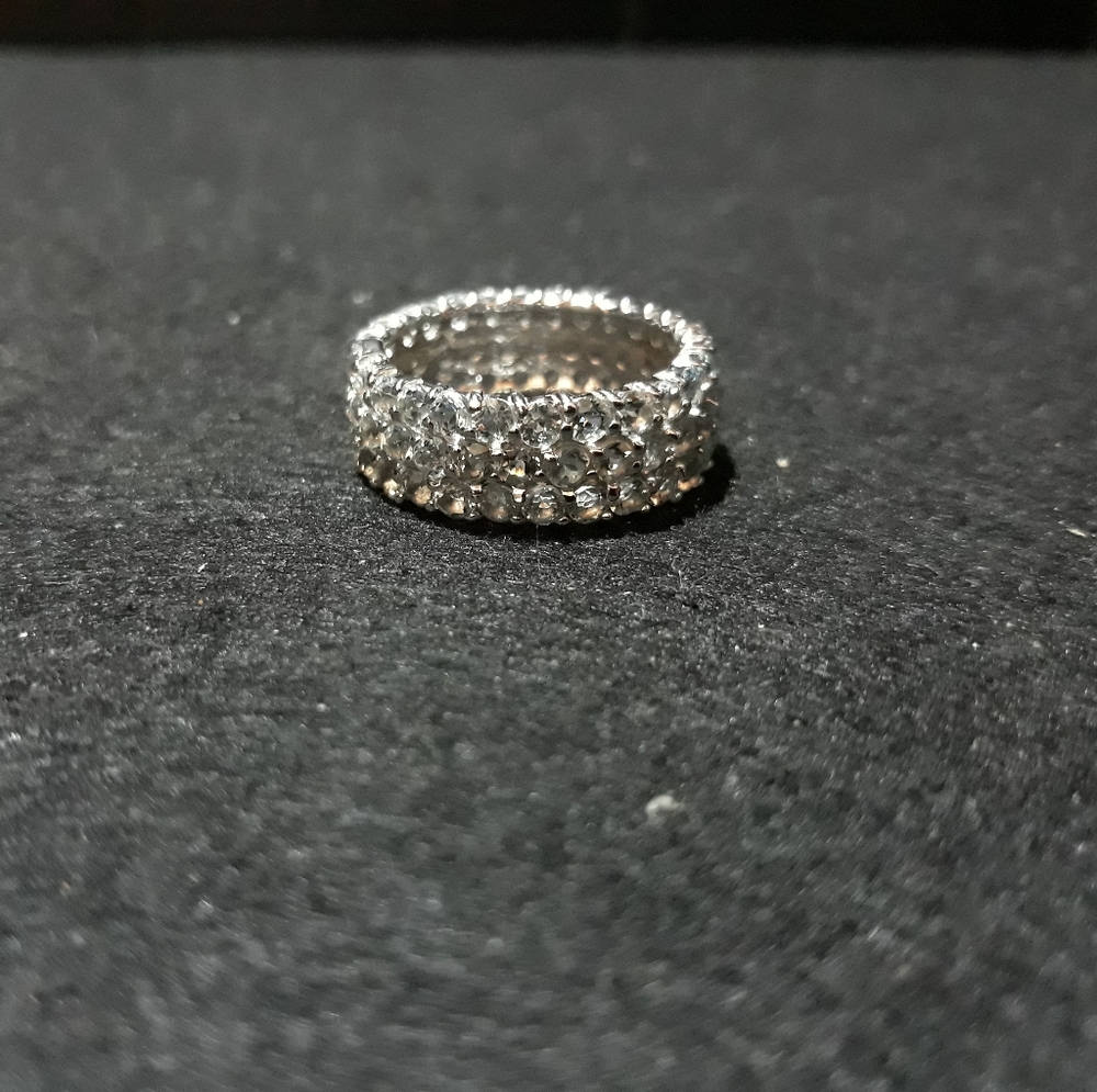 Natural Aquamarine Eternity Band N10